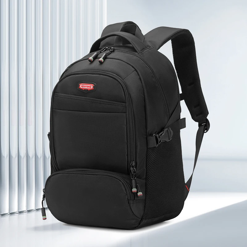 

Вместительный мужской рюкзак, рюкзаки для ноутбука 15,6 дюйма, черные сумки из ткани Оксфорд для старших классов, рюкзак для подростков, колле...