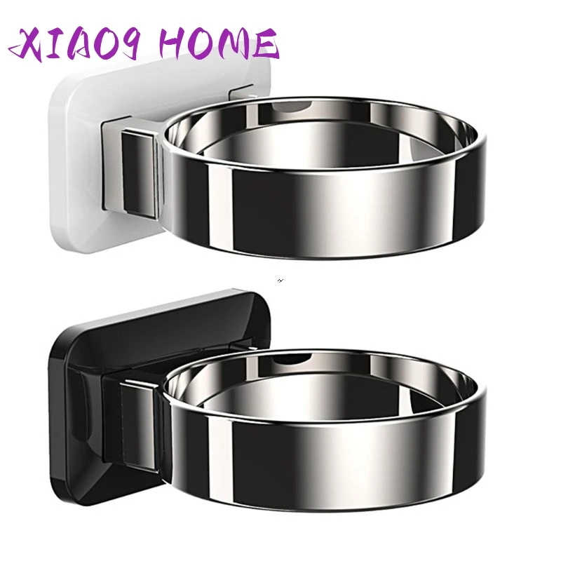 

Punch-free Hairdryer Storage Rack Wall Mounted Hair Dryer Holder Shelf for Home Bathroom Dressing Room Supplies