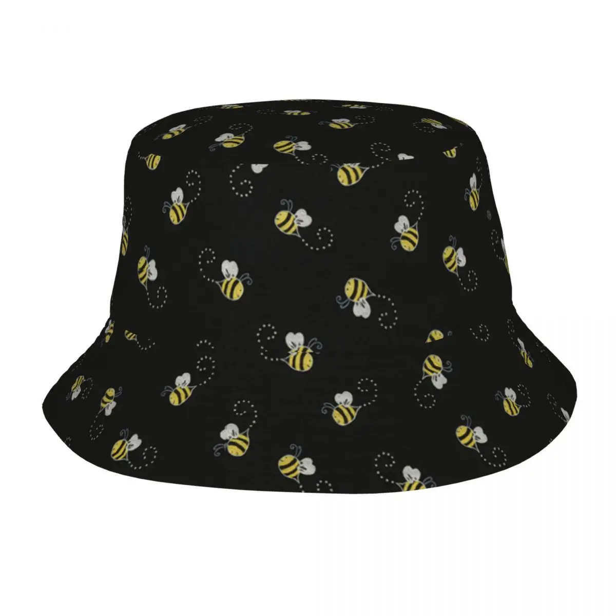 

Lovely Bees Outdoor Fisherman Cap Beach Hats SunCaps Men Women Bucket Hat Panama Hats Bob Hats For Women