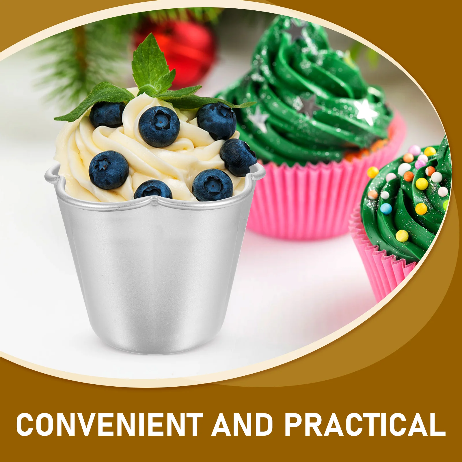 6 шт. формы для пудинга антипригарные кексов бытовые выпечки яичных пирогов