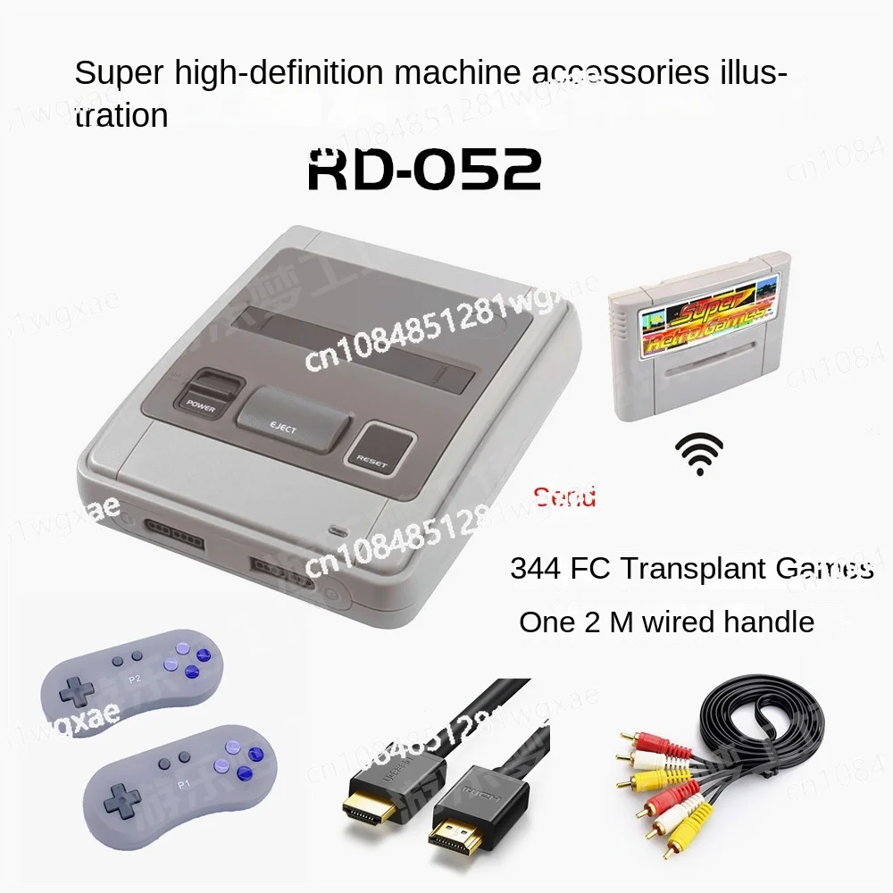 HDMI 16-битная игровая консоль SFC HD Super TV с беспроводной ручкой 400 игр