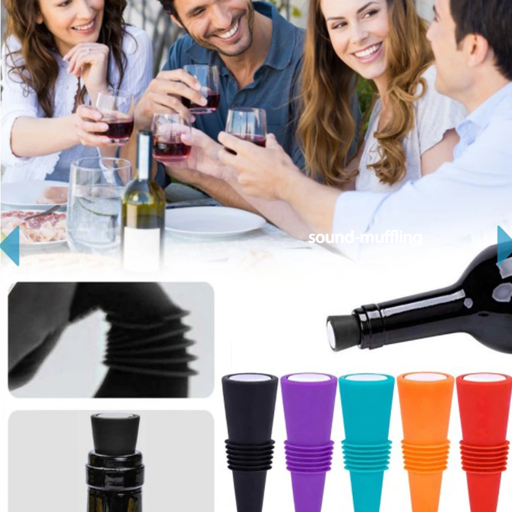 Силиконовая пробка для бутылки вина