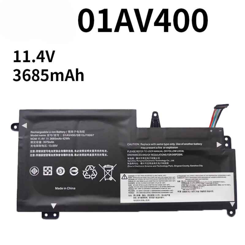 Фото Аккумулятор для ноутбука 11.4V 3685mAh 42Wh 01AV400 для Lenovo Thinkpad 13 G2 S2 2-го поколения SB10K97592 SB10k97593 SB10K97594 №2