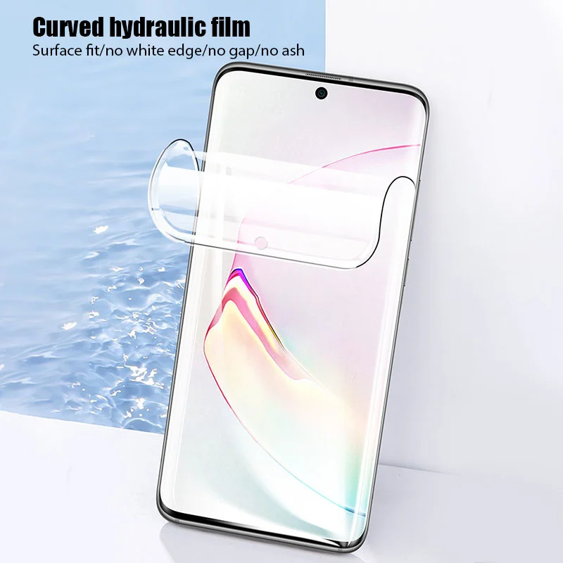4 шт. защитная гидрогелевая пленка для экрана Samsung S20 Ultra S21 FE S10 A32 A31 A52 A51 A72