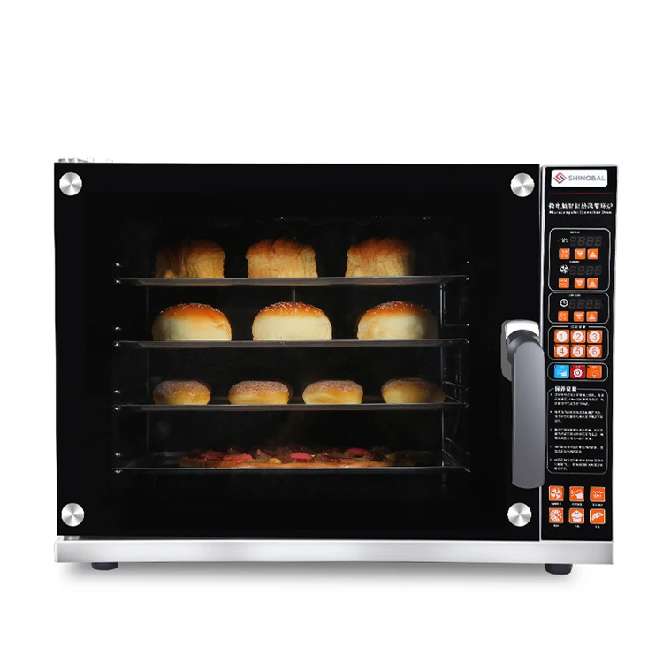 

Countertop 4-Tray Electric Convection Bread Oven 220V Mini Multi-Function Electric Oven