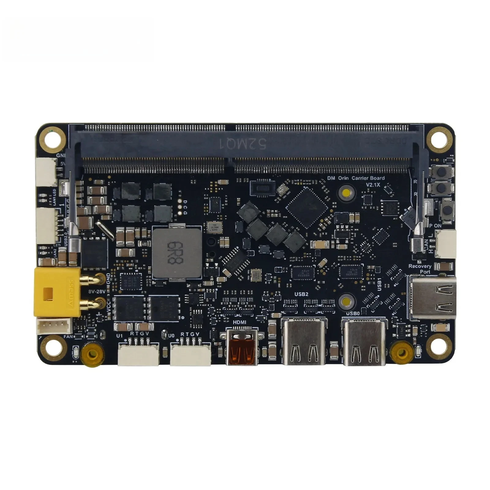 Фото Плата-адаптер Hamgeek DAMIAO ORIN NX V2 Super Carrier Board для разработки на базе NVIDIA Xavier ORIN NX Nano №1
