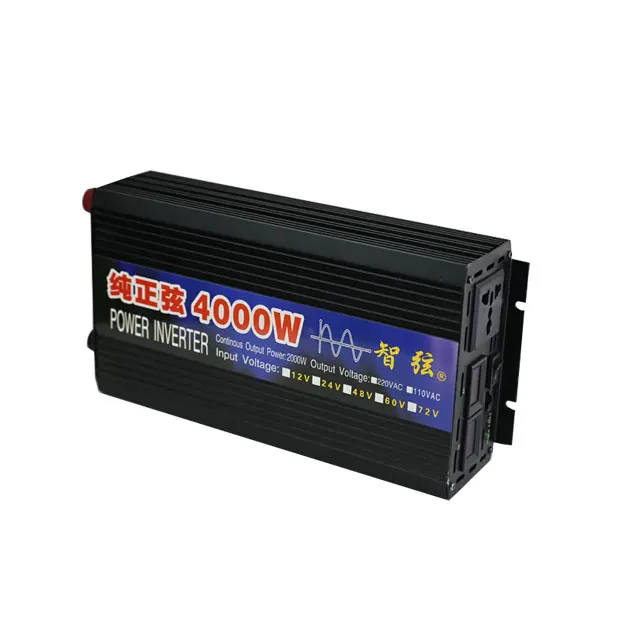 

Hot sale 12v 24v 48v Dc To Ac 220v 230v power inverter for car 4000w High Quality Pure Sine Wave Inverter Power Inverter