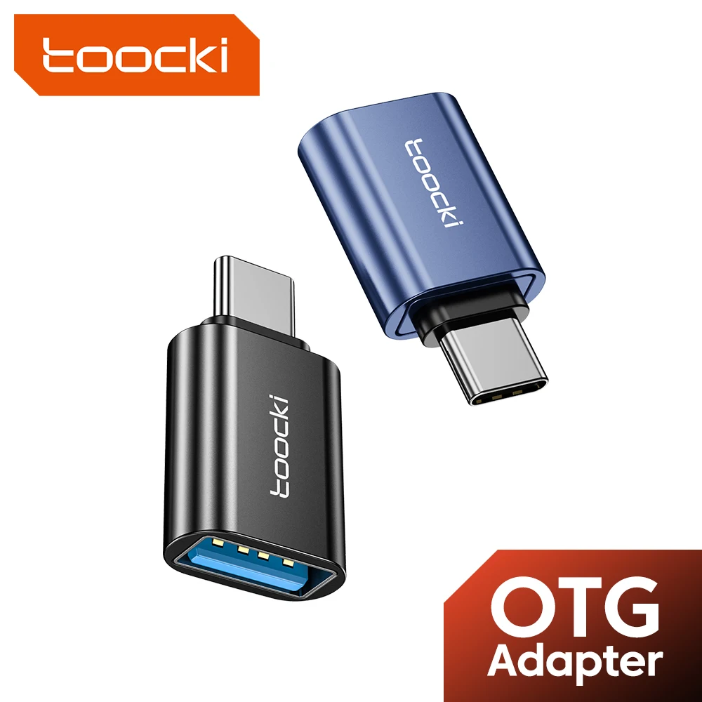 

Адаптер Toocki OTG Type C папа-USB 3,0 мама конвертер для Macbook Samsung Xiaomi Oneplus POCO F4 OTG коннектор