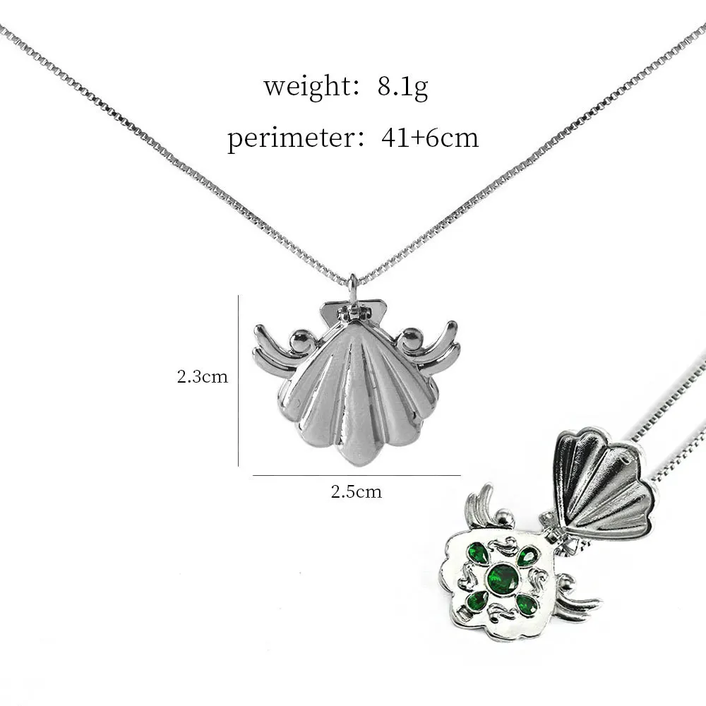 Anime Mermaid Melody Shell Necklace Pichi Pitch Luchia Karen Hanon Hosho Toin Rina Cosplay Pendant Jewelry Gift Prop