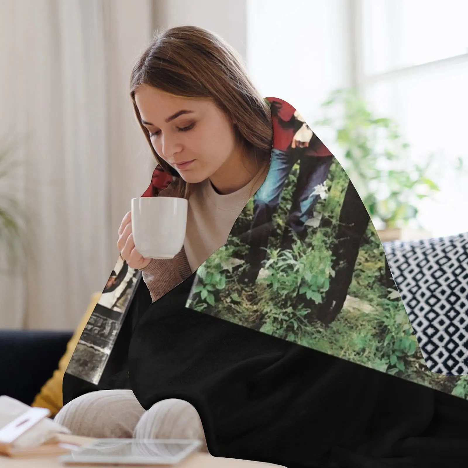 Сцена цвета океана Marchin x 27 уже классическая футболка.png Плед Одеяло Среда Очень