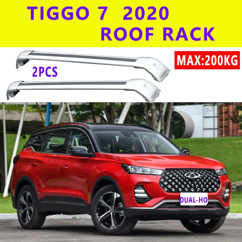 

Roof bar For CHERY - TIGGO 7/ pro Off-Road Vehicle 2020 2021 Aluminum Alloy Side Bars Cross Rails Roof Rack Luggage CUV SUV
