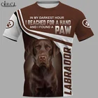 HX 2021 новейшая популярная футболка Лабрадора с 3D принтом, модная уличная одежда в стиле Харадзюку, пуловер, Топы, Одежда большого размера, Прямая поставка