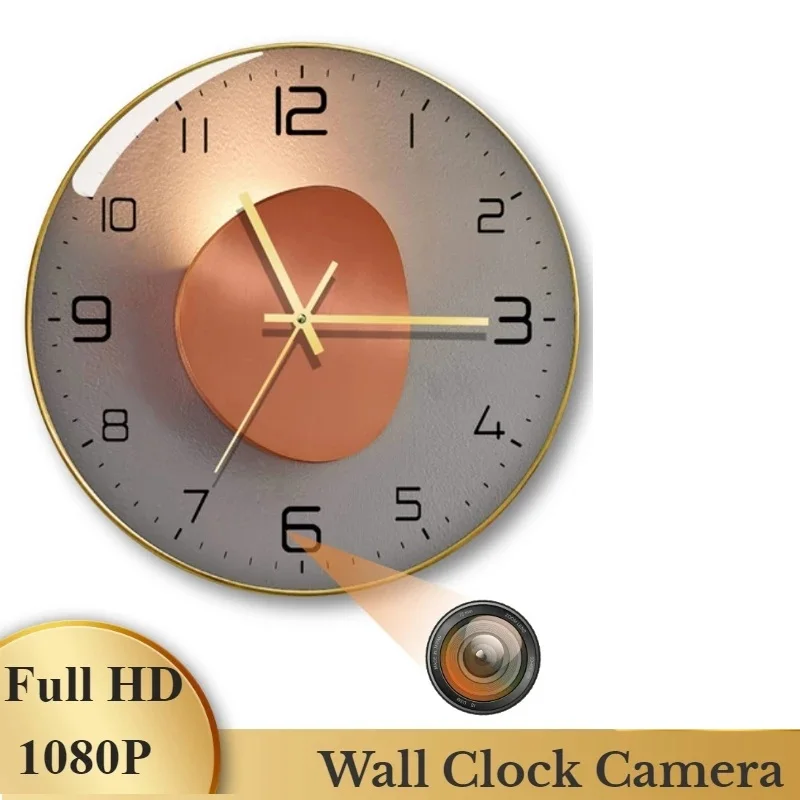 

Wall Clock Cam 1080P HD Mini Camera Wireless WIFI Wall Clock Camera Night Vision Motion Detection Home Security Nanny Cam Ins