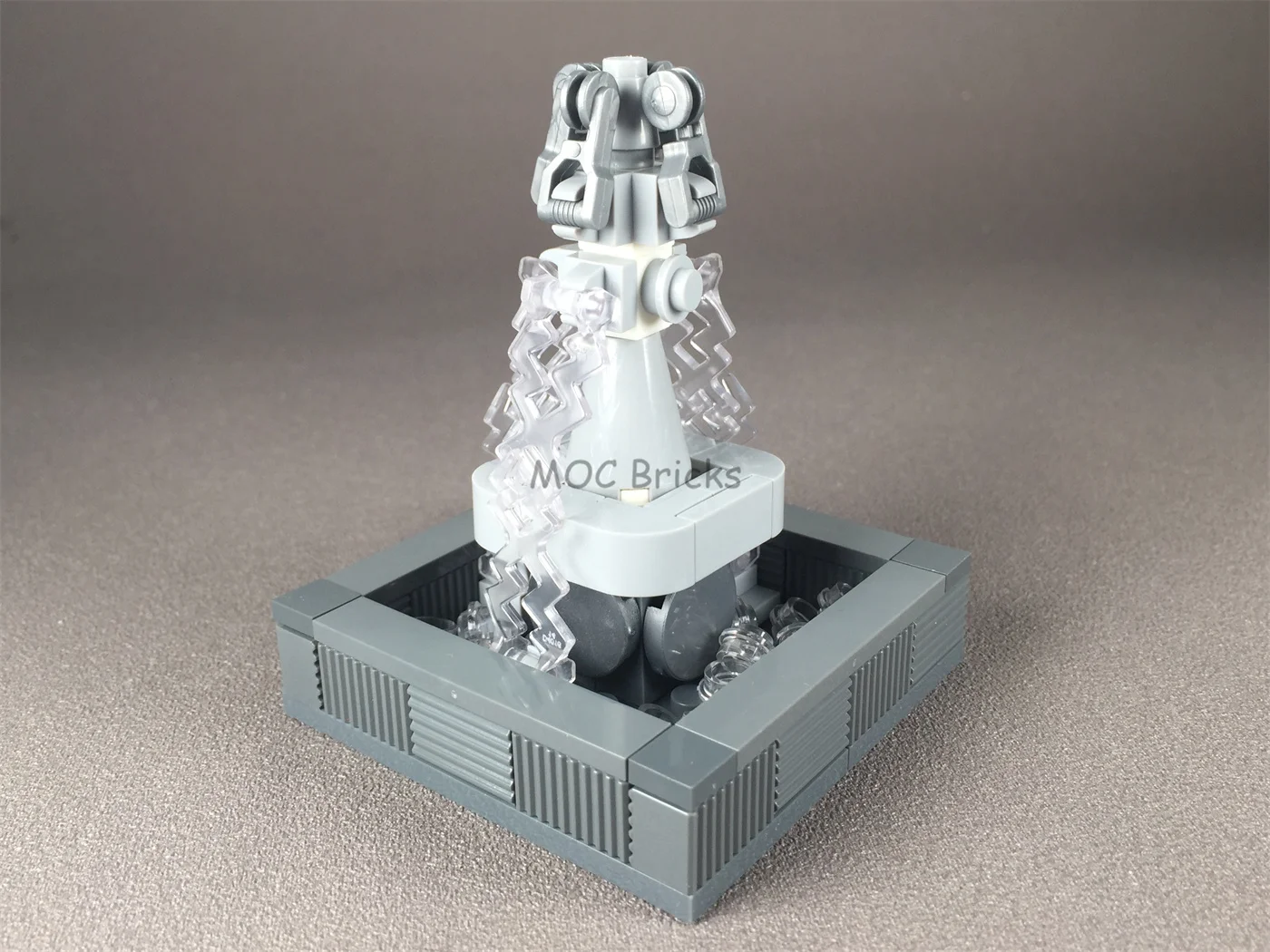 Распродажа кубики MOC сделай сам городской парк фонтан статуя воды модель