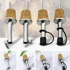 Деревянная пробка, искусственное масло, цвет шампанского, инструмент для дегустации вина, аксессуары для свадьбы, дня рождения, вечеринки