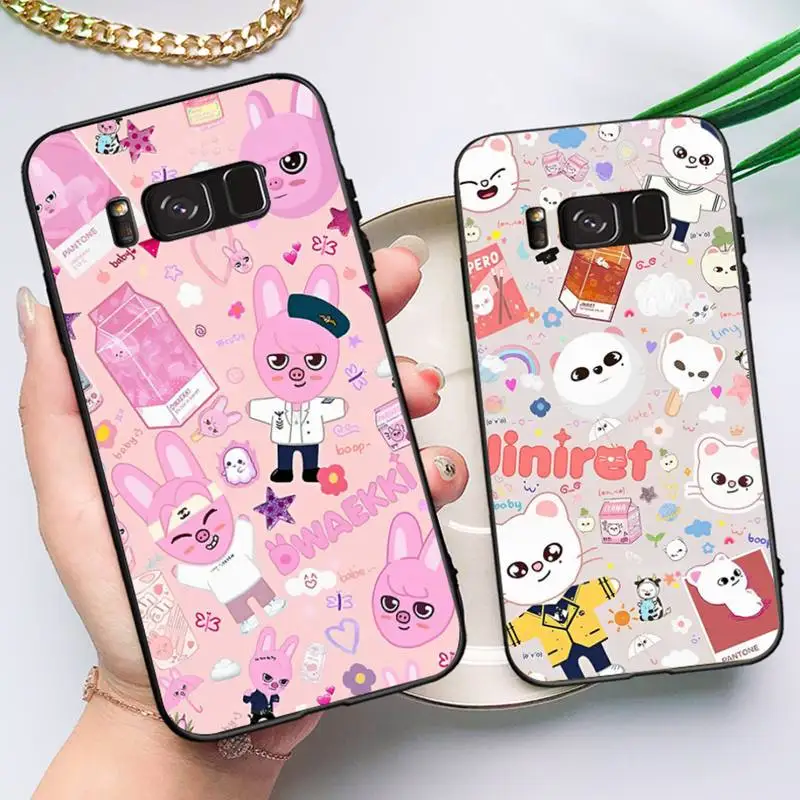 

Hot Kpop Stray kids S-skzoo Phone Case for Samsung Note 5 7 8 9 10 20 pro plus lite ultra A21 12 72