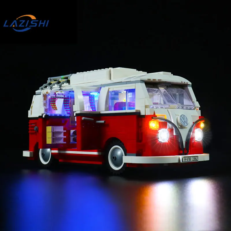 

Lazishi Led Light For 10220 Classic 1962 T1 Camper Van Car Lighting DIY Toys (Not ​Include the Model)