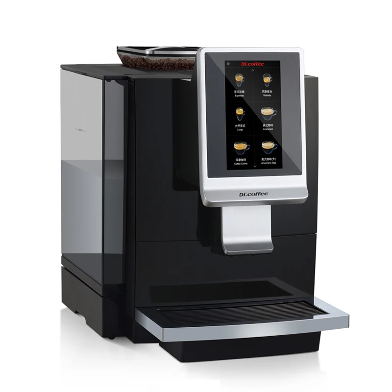 

Dr.Coffee F08 touch screen super automatic bean to cup espresso coffee machine for coffee shop