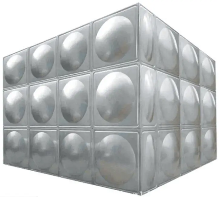 

Hot Pressed Panel Drinking Water Storage Stainless Steel Water Tank