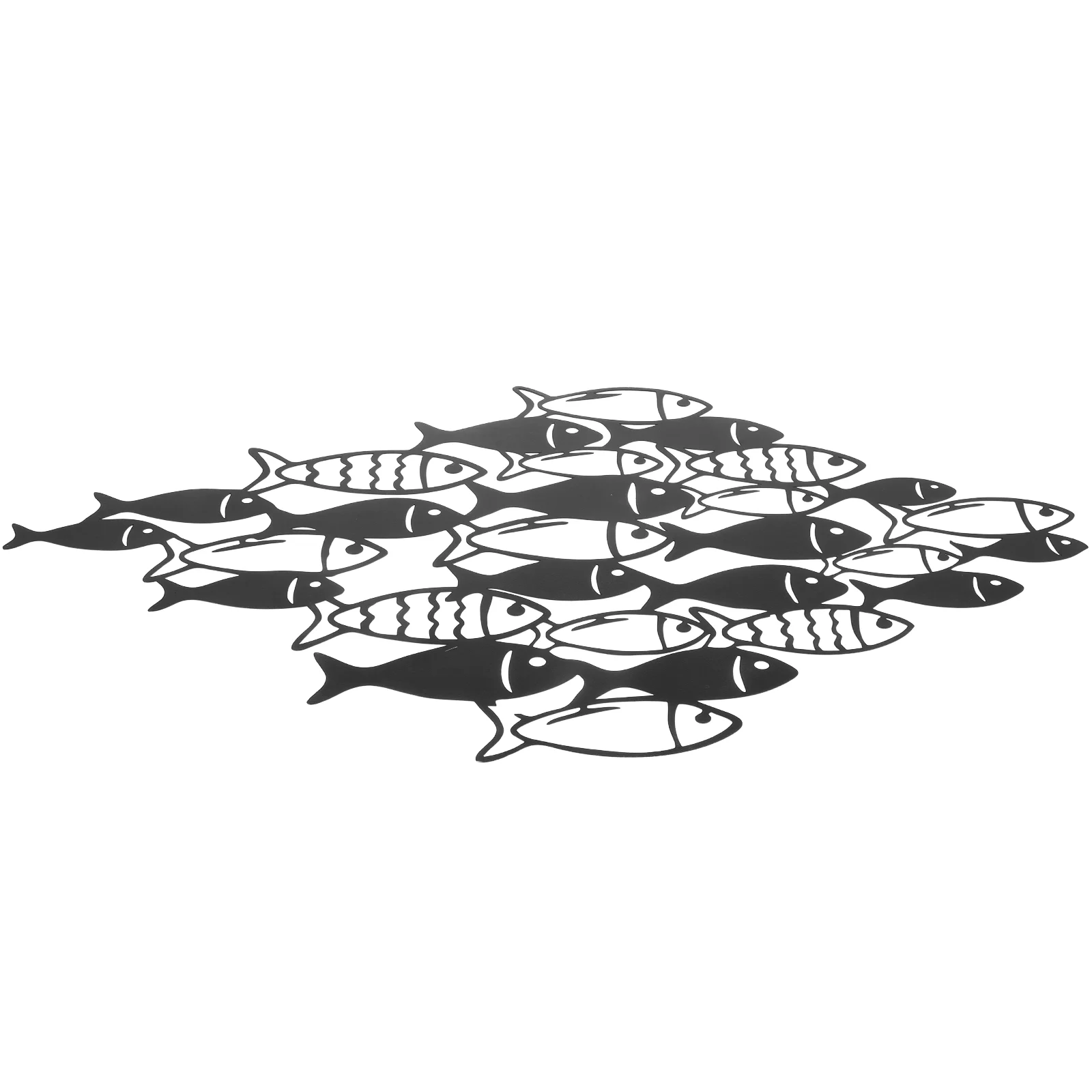 

Fish School Metal Wall Wall Sculpture Fish Wall Decor Coastal Style Metal Wall Decor