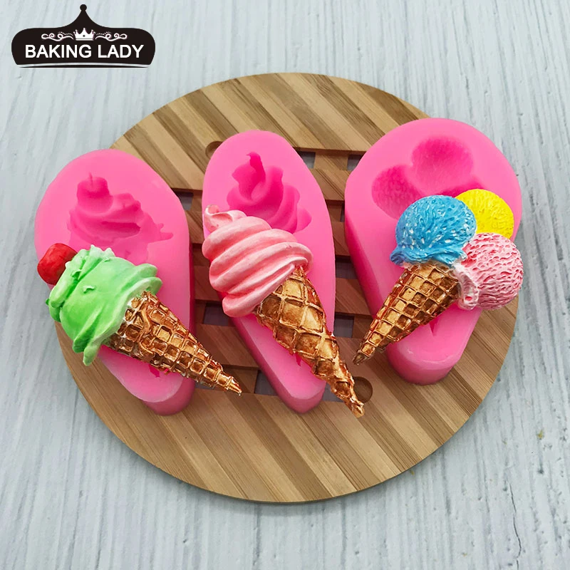 

Cupcake DIY mold Ice cream pudding and mousse silicone mold chocolate cake home baking pendant mold Gypsum candle mold