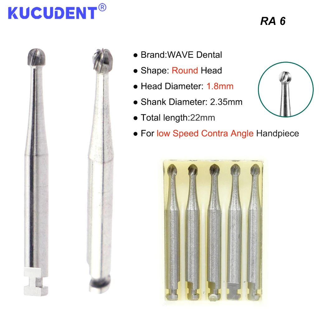 KUCUDENT 5 шт. / коробка стоматологические боры из карбида вольфрама низкоскоростные
