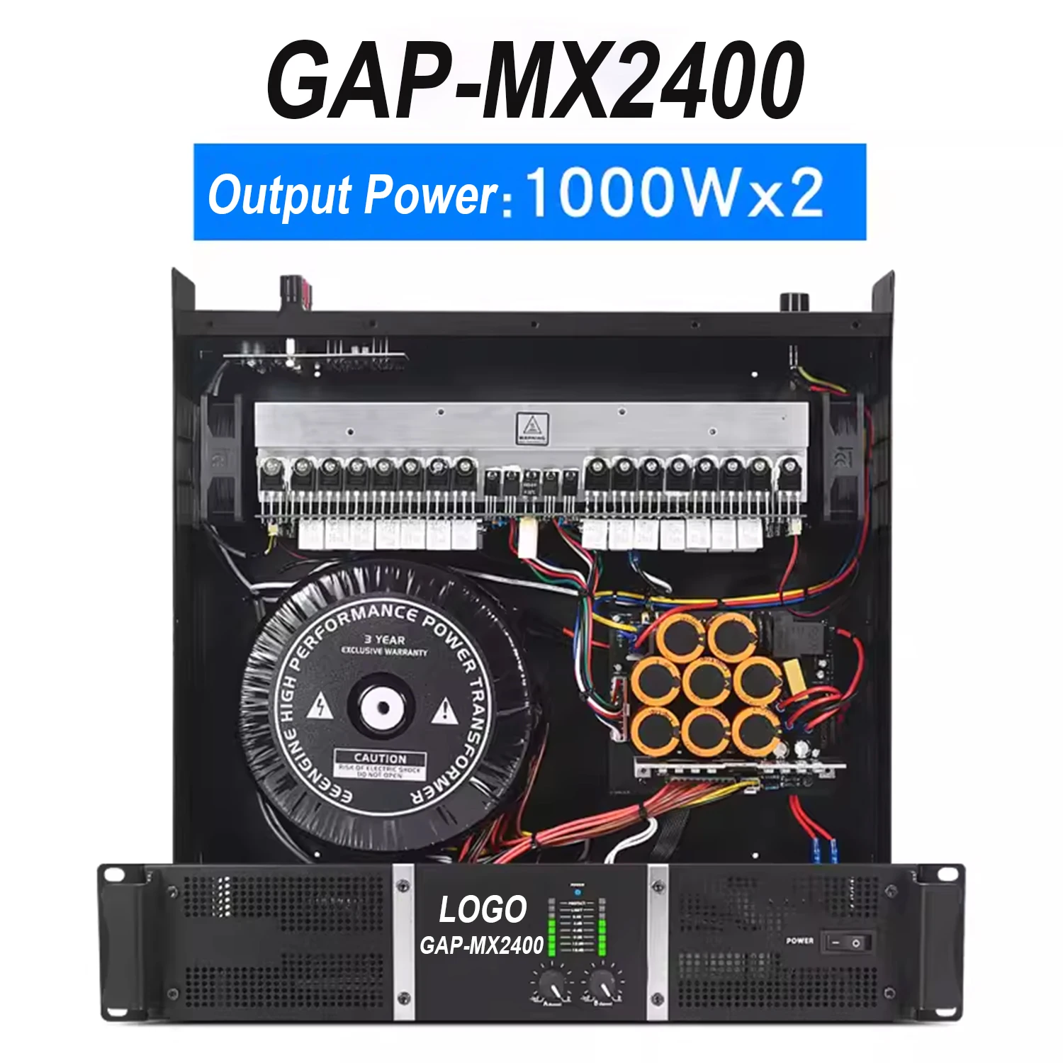GAP-MX2400 профессиональный усилитель сценическая производительность ktv домашний