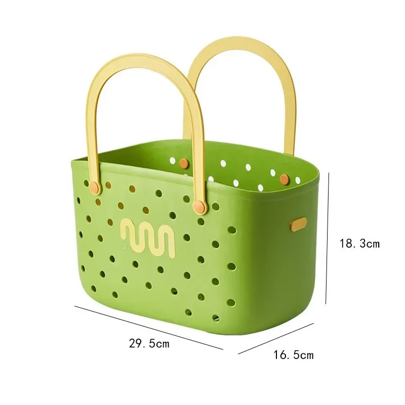 

Пластиковая портативная корзина для ванной