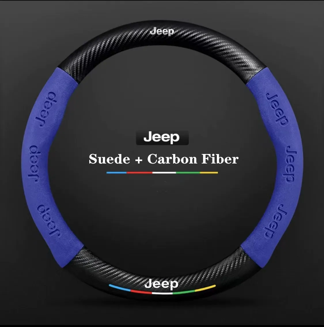 

Автомобильные чехлы на руль, аксессуары для Jeep Wrangler JK Patriot Commander Gladiator Renegade Grand Cherokee Compass Wagoneer