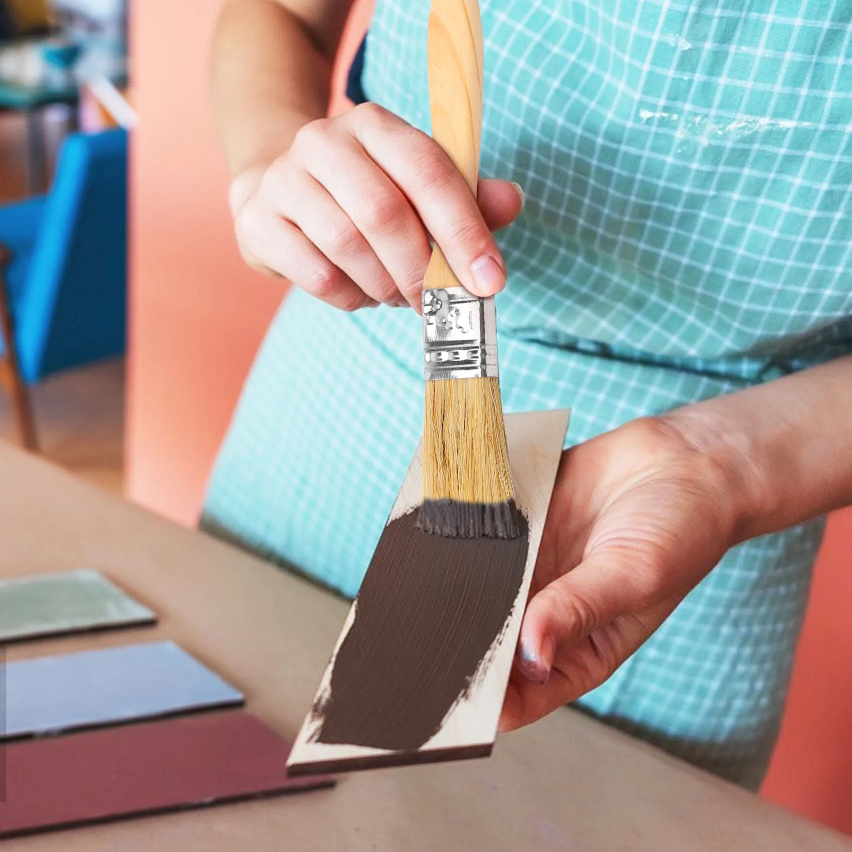 Упаковка из 36 шт. кистей для рисования диаметром 1 дюйм (24 мм) и пятен лаков клеев