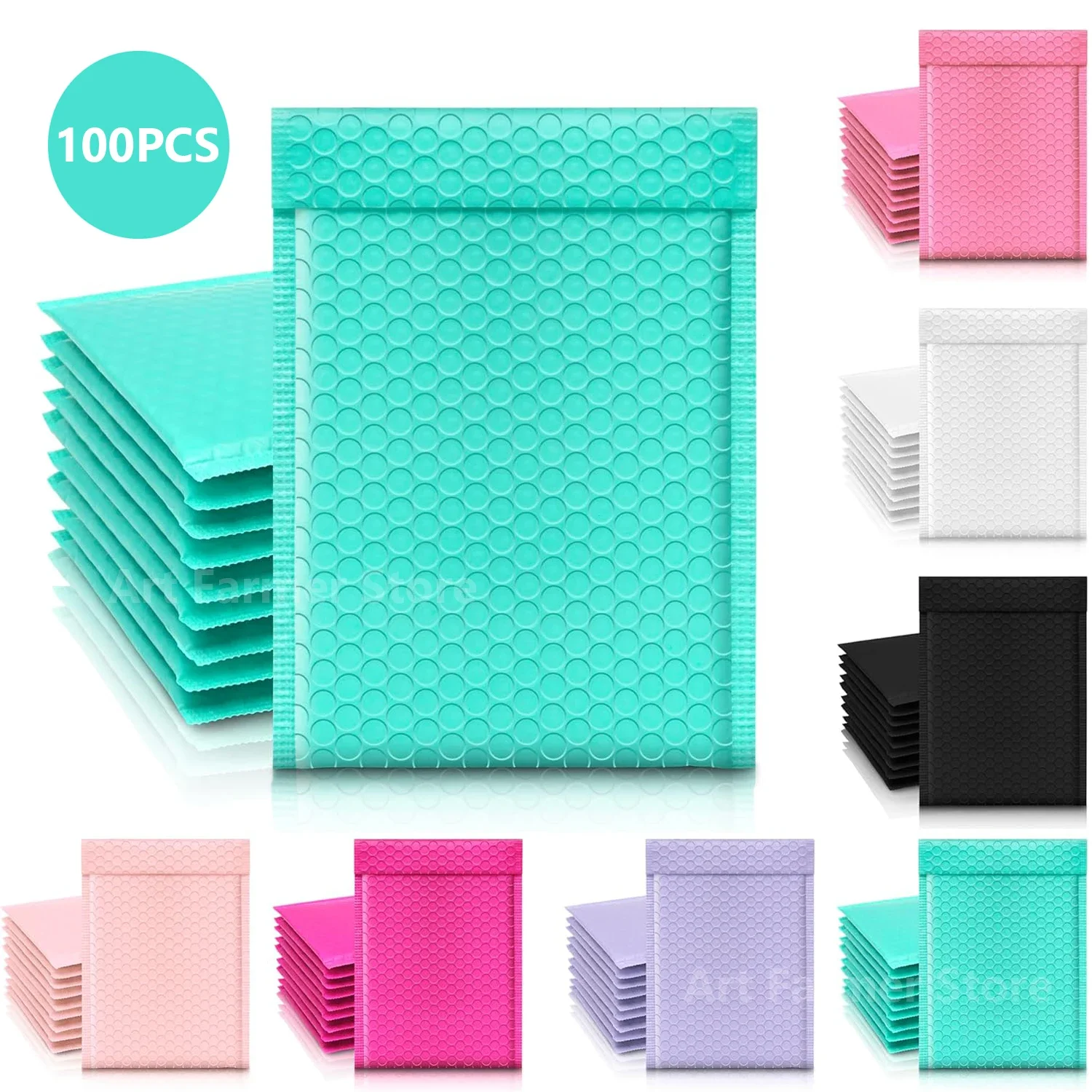 100 шт. пузырчатые конверты для упаковки