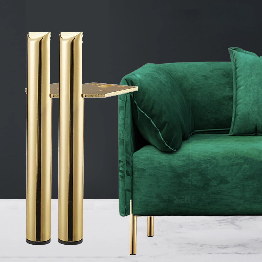 Современные золотые металлические ножки для мебели стильный журнальный стол
