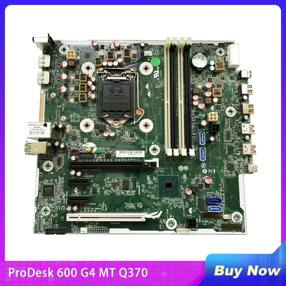 For HP ProDesk 600 G4 MT Q370 Desktop Motherboard L04743-001 L04743-601 L02062-001 Perfect Test Before Shipment