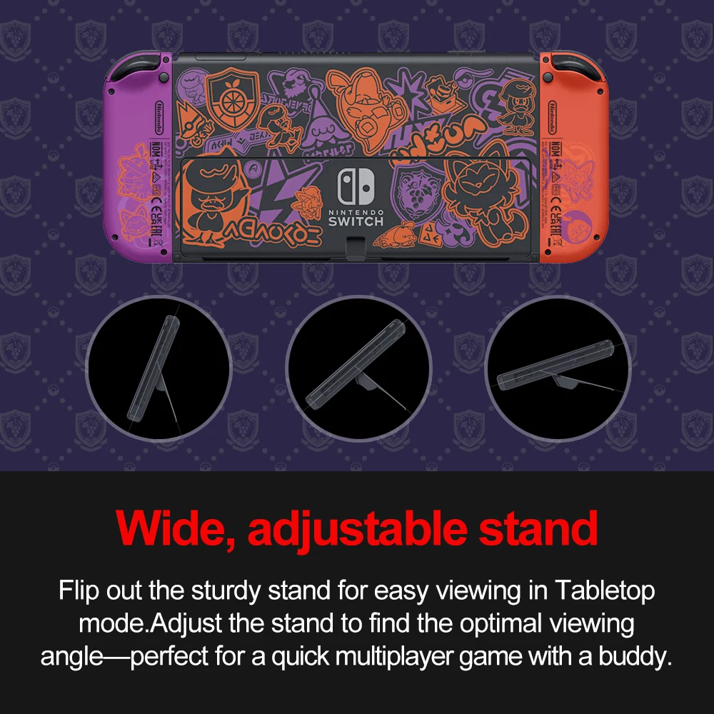 Kup Nintendo Switch OLED Pokemon Szkarłatna I Fioletowa Edycja Limitowana Kolorowa Konsola Do Gier Z 7 Cal Ekranem OLED
