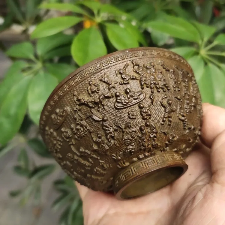 Коллекция антиквариата и прочих предметов: имитация антиквариата, старинное производство, изготовление Xuande, миска Baizi Tu, Baojiang,