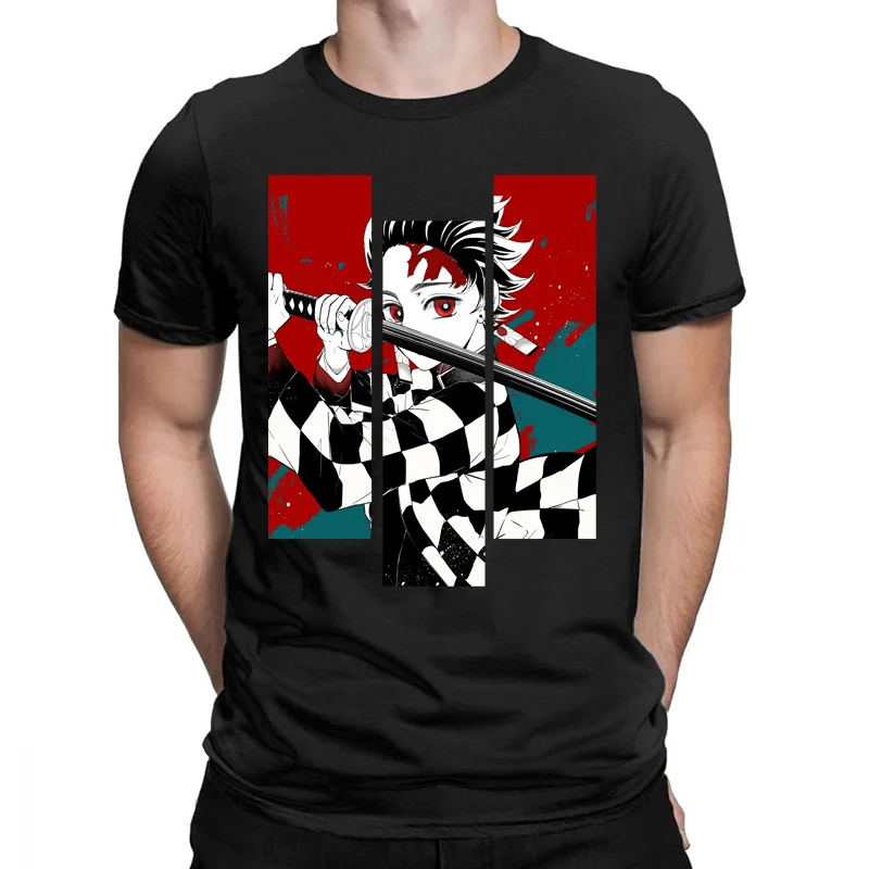 

Demon Slayer Graphic Print Oversized T Shirt Streetwear Harajuku Plus Size T-Shirt Men Summer Short Sleeve anime Tops