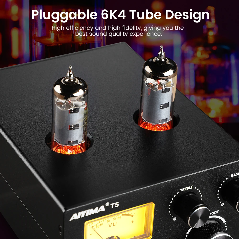 AIYIMA Audio T5 стереофонический усилитель BT QCC3034 Aptx-HD приемник мини Hi-Fi для