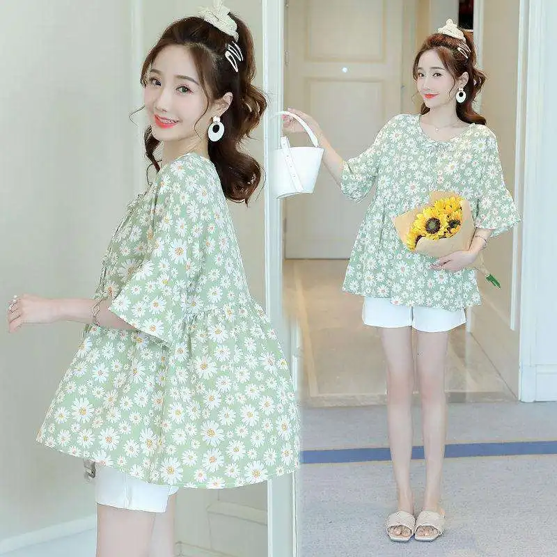 

Maternity red Pregnant Baby Loading 2022 Funny Women T Shirt Girl Shirt New Mom Big Size Clothes