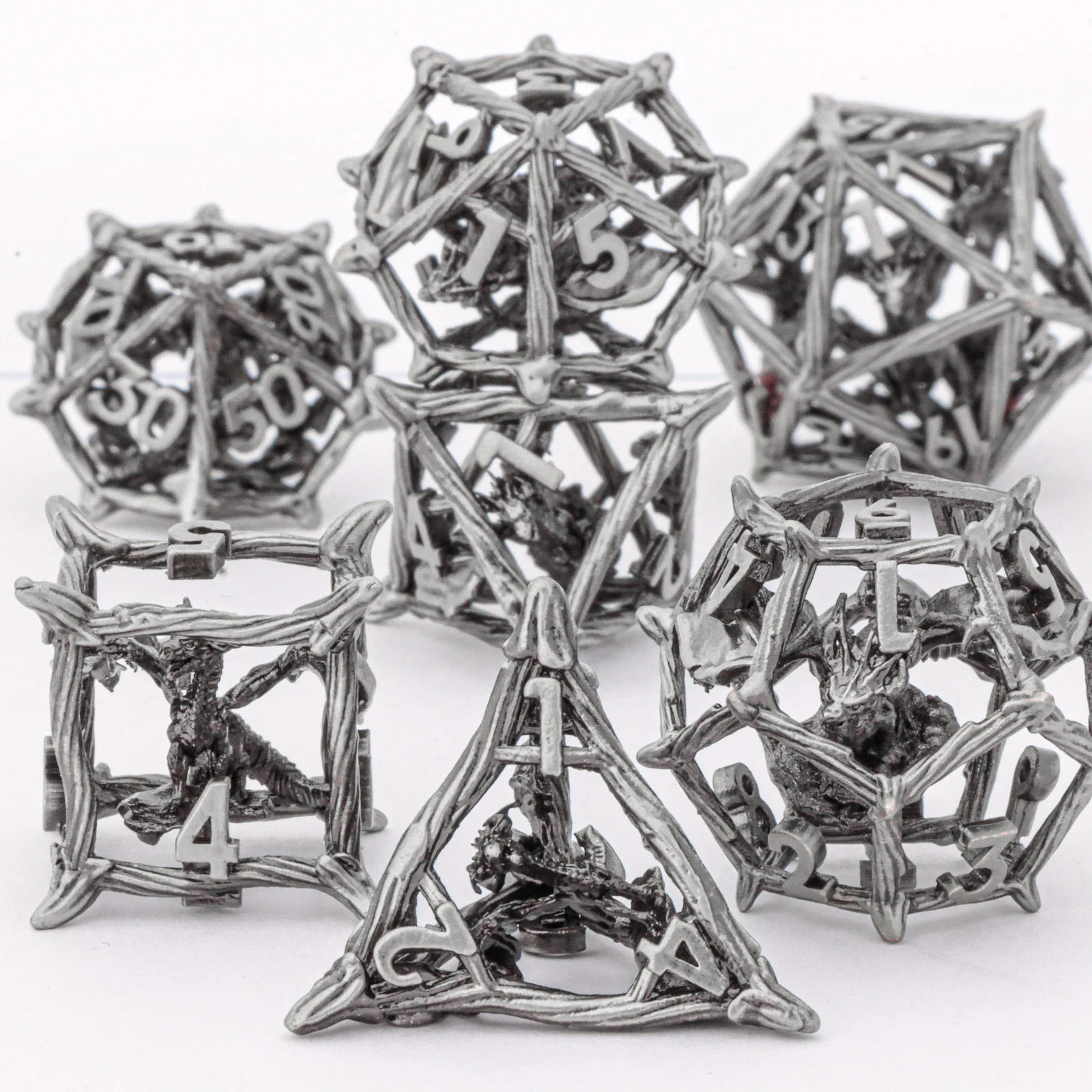 Новые кости полый Дракон D &amp для подземей и драконов металлические набор