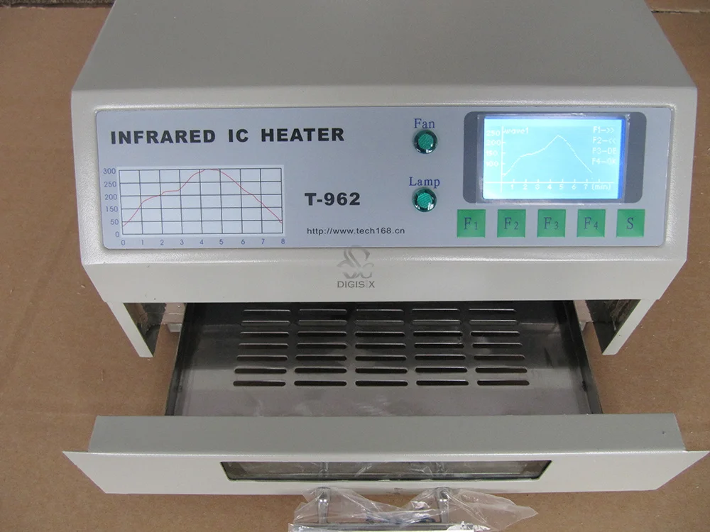 T-962 инфракрасный IC НАГРЕВАТЕЛЬ T962 духовка для повторной пайки BGA SMD SMT наладочная