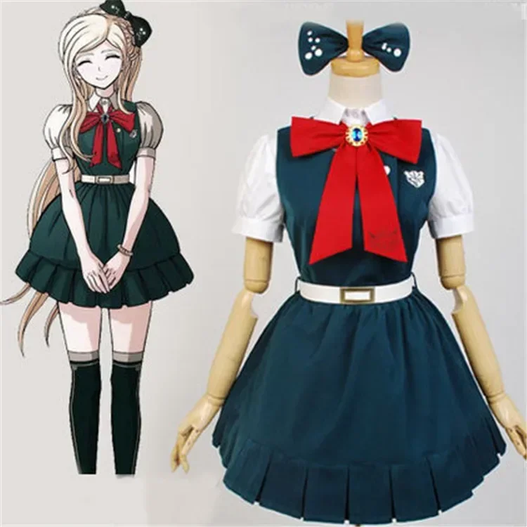 Новое аниме Super Danganronpa 2: Sayonara Zetsubo Gakuen Sonia Nevermind костюмы для косплея и парик