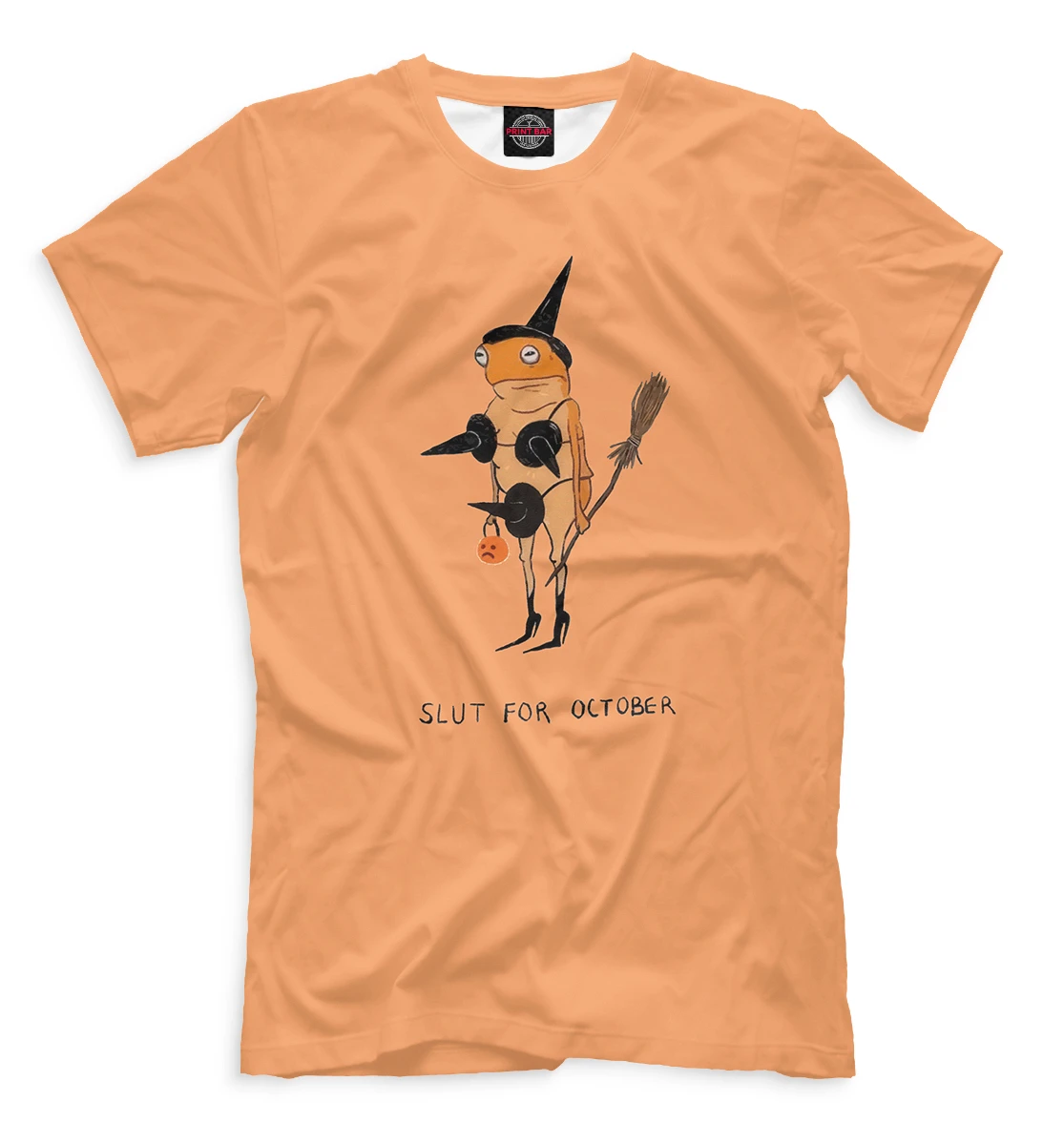 Футболка Slut for october Хэллоуин |