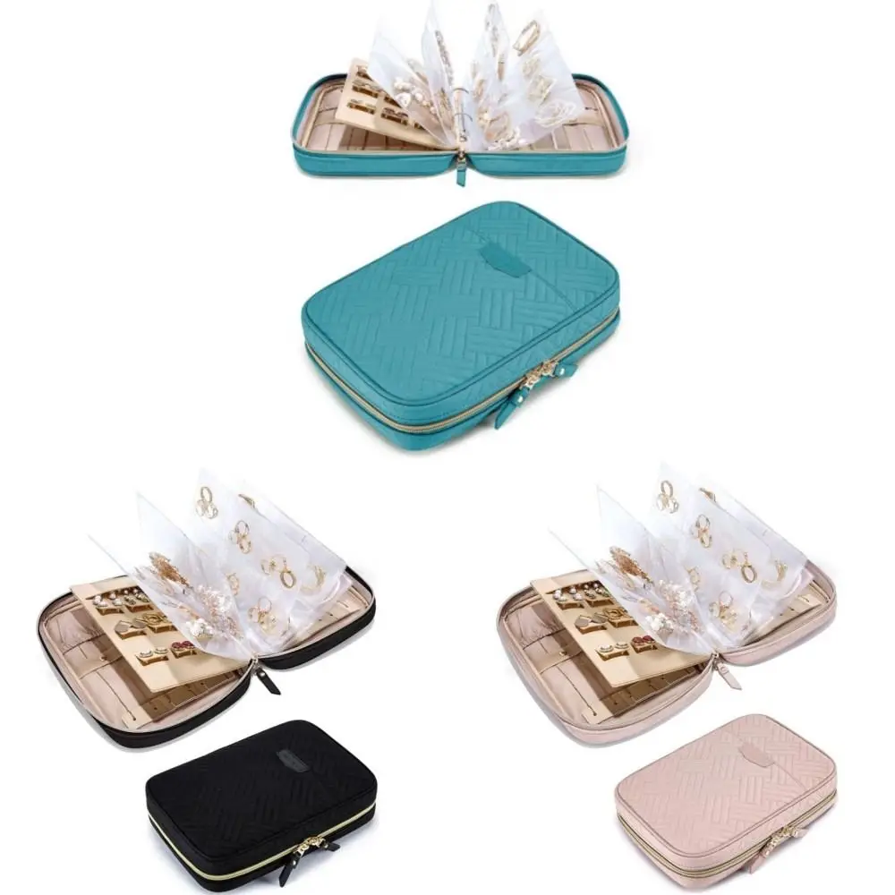 

Earrings Travel Boxes Portable Storage Case Storage Bag Jewelry Organizer for Travel
