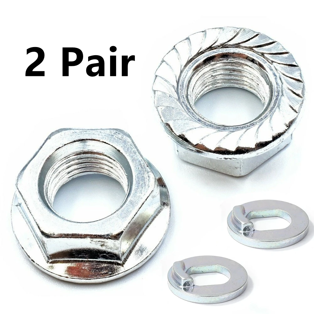 

2 Pair Electric Scooter Front Wheel Nut Bolt Screw Steel For Xiaomi-M365 1S Pro 2 All Scooter Parts Accessories