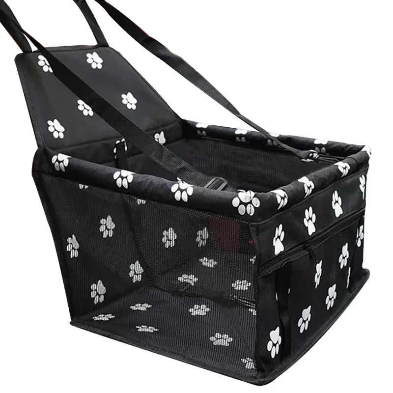 

Pet Dog Car Carrier Seat Bag Waterproof Basket Folding Hammock Pet Carriers Bag For Small Cat Dogs Safety Travelling Mesh