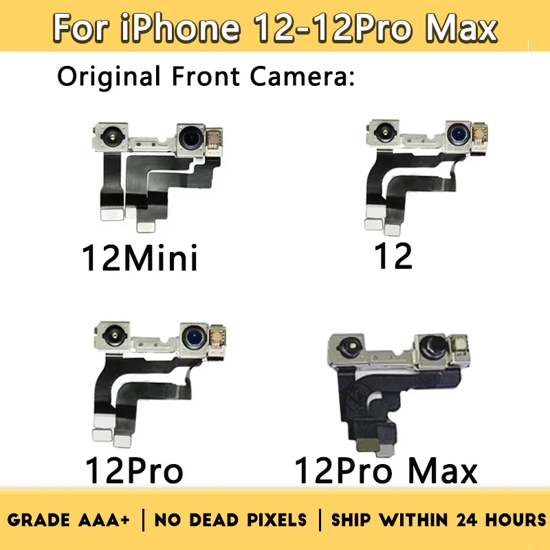 OEM Small Front Camera For iPhone 12 12Mini 12 Pro Max Proximity Sensor Face Front Camera Flex Cable Repair Parts Front Camera