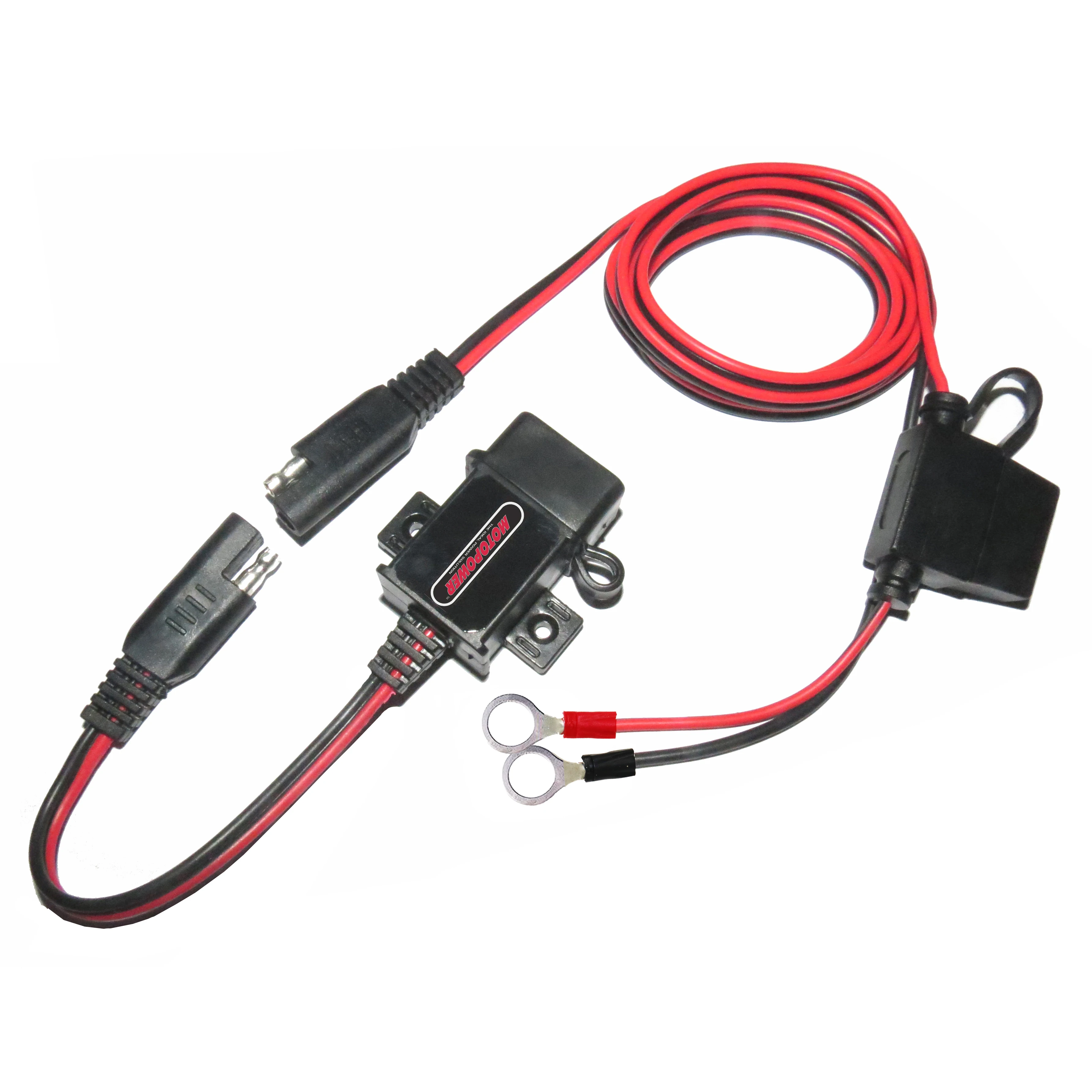 

MP0609A 3.1Amp Waterproof Motorcycle USB Charger Sae to Adapter for Phone and GPS Charge on the Road