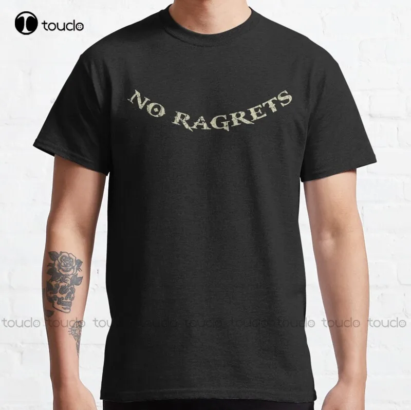 

Новые Классические мужские Футболки No Ragrets, раздельные классические футболки унисекс для волейбола
