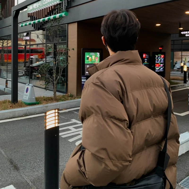 Winter Jacket Men Warm Fashion 3-color Casual Thickened Down Jacket Men Streetwear Korean Loose Short Coat Mens Parker Clothes