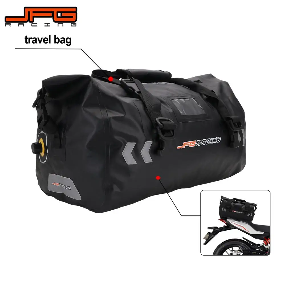 

Motorcycle 40L PVC Rear Bag Tailbag Waterproof Drive Travel Dry Luggage Outdoor Bag Motorbike For BMW Yamaha HONDA Kawasaki